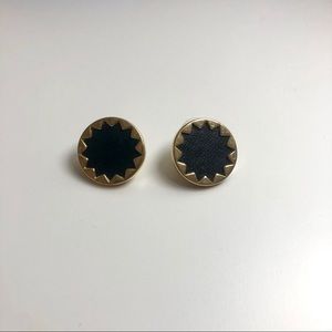 House of Harlow Sunburst Earrings - Black